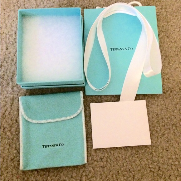 Tiffany and Co. Packaging materials.