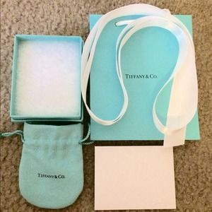 Tiffany and Co. Packaging materials.