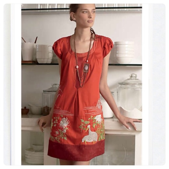Anthropologie Dresses & Skirts - 🚫Sold🚫Anthropologie Fire's Path Shift Dress