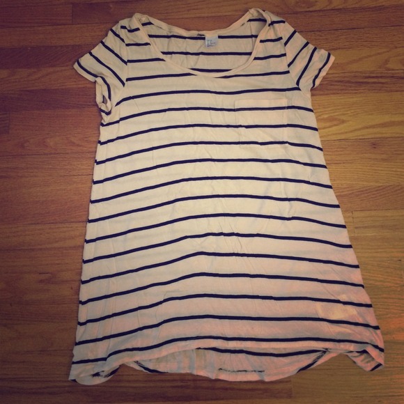 H&M Striped Loose Fitted Shirt