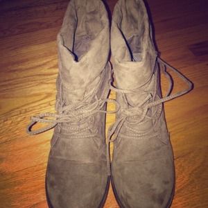 Ankle Suede Booties