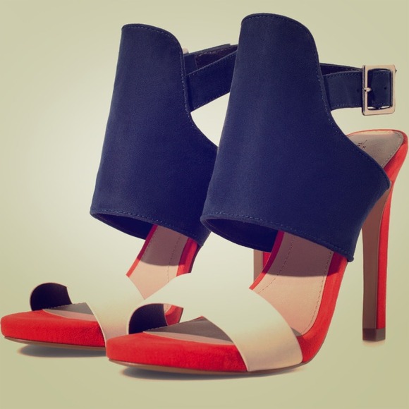 SOLD! Zara TRF Red Sandals / Heels