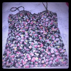 Cute floral tank top by candies