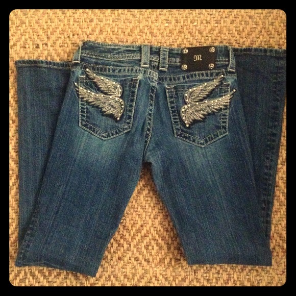 Miss Me Pants - Miss Me Wing Jeans size 28 inseam 32"