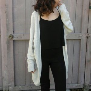 Oversized  off white/light beige cardigan