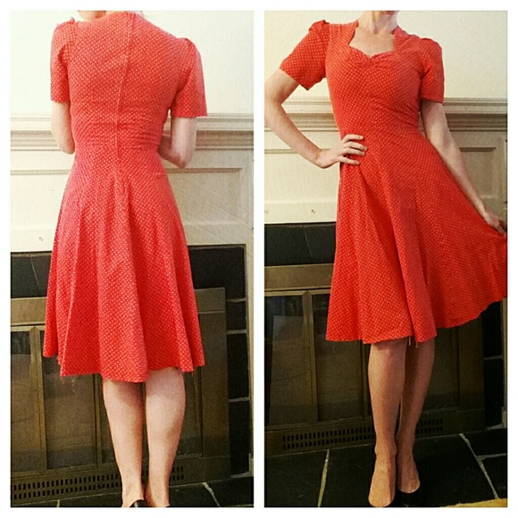Homemade Red Dresses