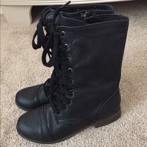 Black Mossimio Combat Boots