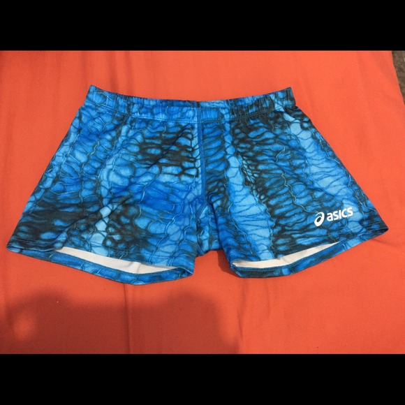 Asics blue spandex