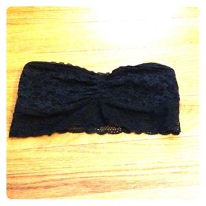 Black Lacey Bandeau