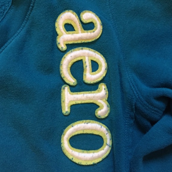 Teal aéropostale hoodie - Picture 2 of 4