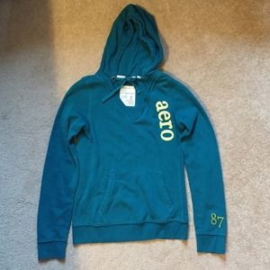 Teal aéropostale hoodie