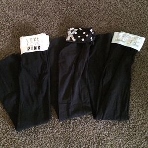 Victoria secret boot leg leggings bundle