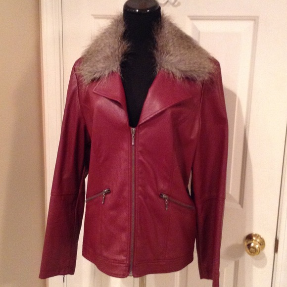 Susan Graver Maroon Jacket