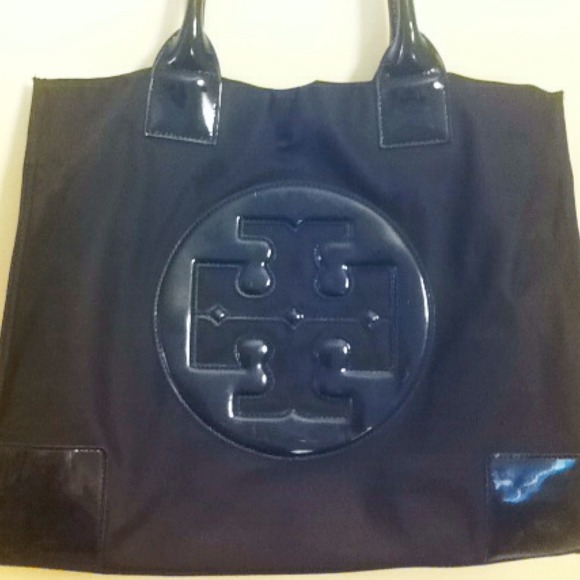 Tory burch black extra-large Ella tote bag