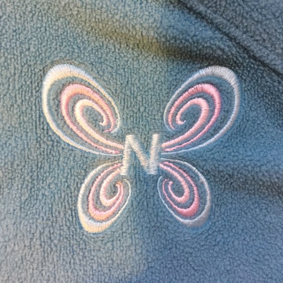 Blue New Balance zip-up sweatshirt - Picture 3 of 3