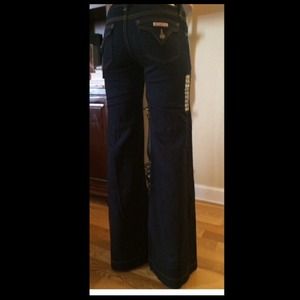 Hudson wide leg jeans
