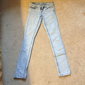 Bayla Skinny acid wash aéropostale jeans