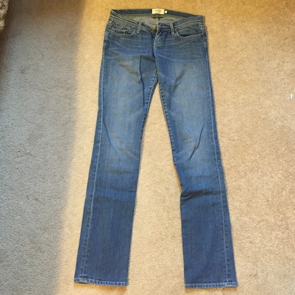 Abercrombie & Fitch blue bootcut jeans - Picture 1 of 4