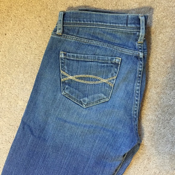 Abercrombie & Fitch blue bootcut jeans - Picture 3 of 4