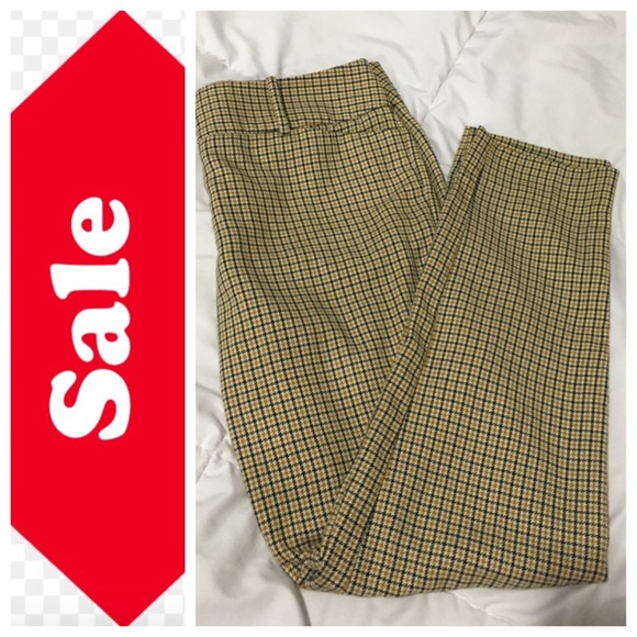 🚫SOLD🚫 Plaid slim fit pants