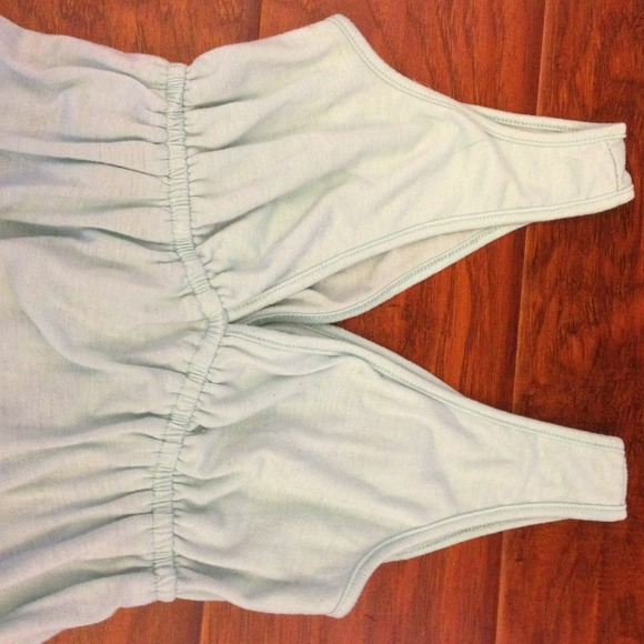 Color block mint green beach dress - Picture 2 of 4