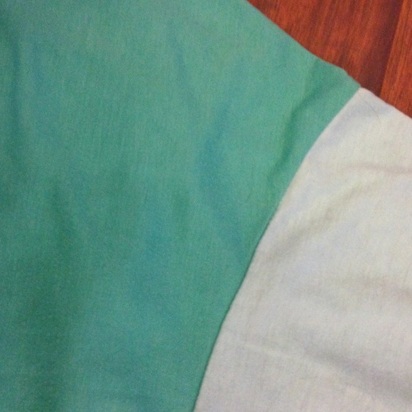 Color block mint green beach dress - Picture 3 of 4