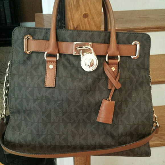 Authentic Michael Kors large hamilton handbag