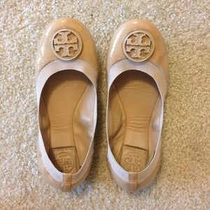 Tory Burch Caroline Ballet Flats in Camellia Pink