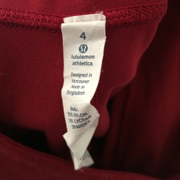 Cranberry Wunder under  full luon yoga pants