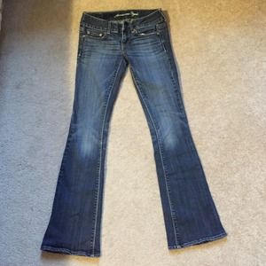 American Eagle dark wash artist jeans