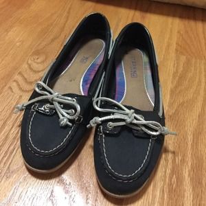 Sperry Top Sider navy Audrey styled boat shoes