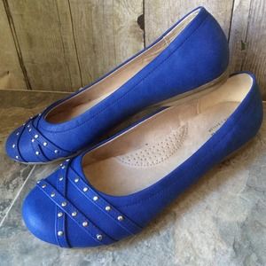 Sonoma Kala Cobalt Blue Slip-on Flats size 7 new
