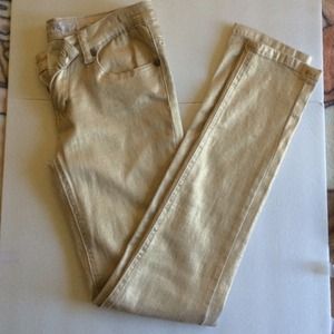 Gold Shimmer Forever 21 Jeans