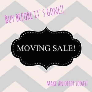 Everything MUST GO! Great deals!!
