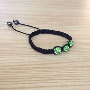 Sparkling shamballah bracelet great for layering