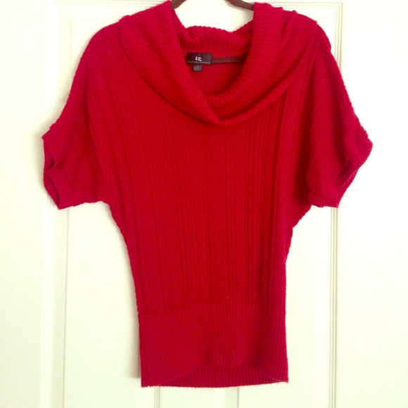 Red Cowl Neck Sweater