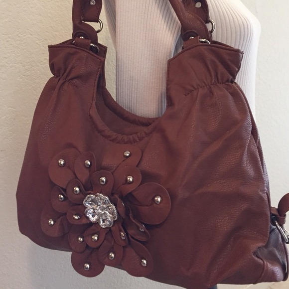 Stylish brown handbag