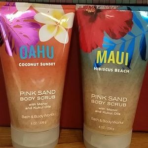 Bath And Body Works pink sand body scrub