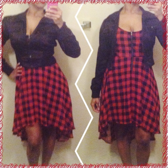 ***SOLD on Mercari***Material Girl Checkered Dress - Picture 3 of 3