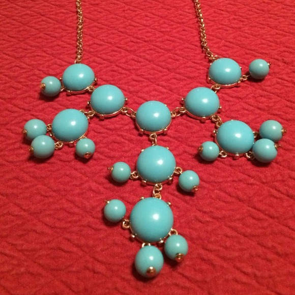 Small turquoise bubble necklace - Picture 1 of 2
