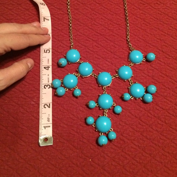 Small turquoise bubble necklace - Picture 2 of 2