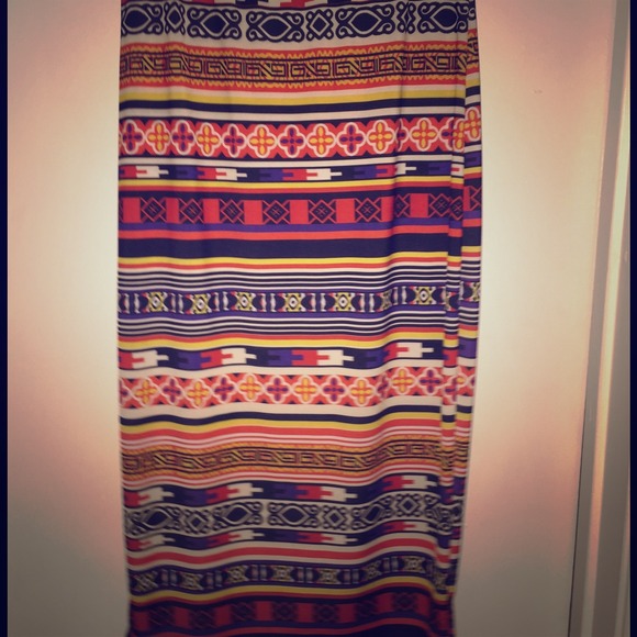 Bohemian long skirt