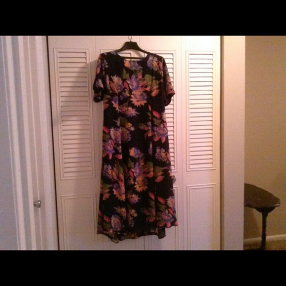 Floral dress.