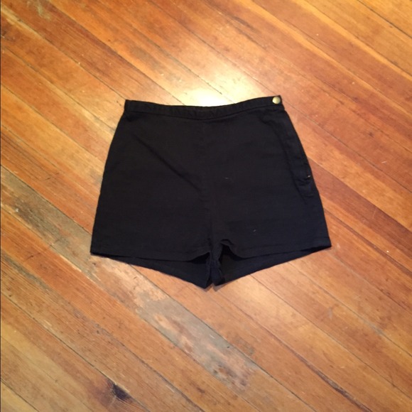 American Apparel Tap Shorts Black