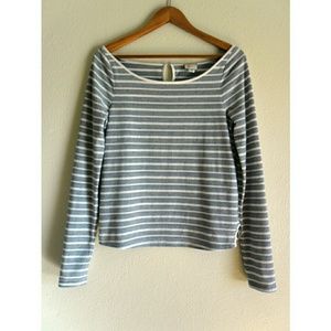 *Sold* Anthropologie 9-H15 Nautical Stripe Top