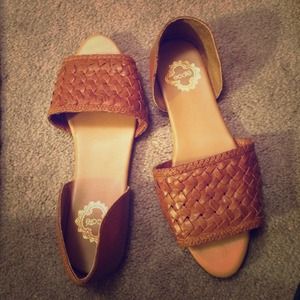 Ecote Woven D'Orsay Flat from UO