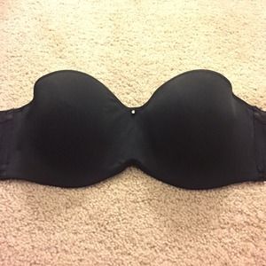 Black Strapless Bra 34D - Wonder bra