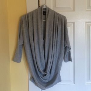 Venus Grey Cowl Neck shirt