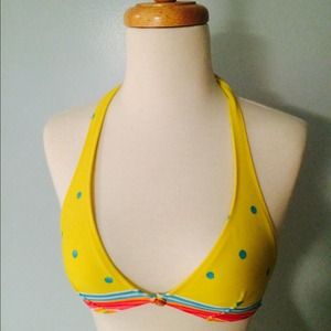 Yellow Salinas Bikini Top