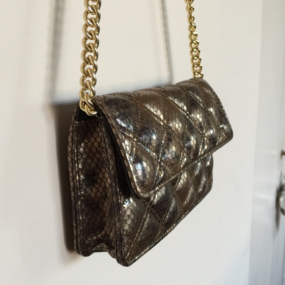 ⛔️SOLDMarc Jacobs Snake-Embossed Leather Clutch - Picture 2 of 4